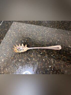 GORMAN HERITAGE Vintage Italian Silverplate 10.5” Decorative Pasta Server